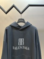 Balenciaga Printed hooded sweatshirt Size S-XL - Image 3