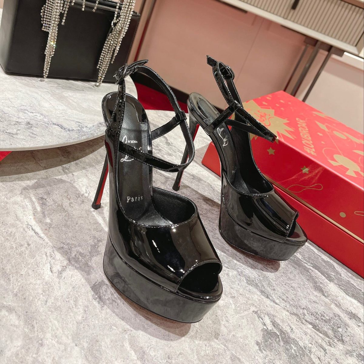Christian Louboutin Jenlove Alta Pumps Size 35-41 2-Color - Image 1