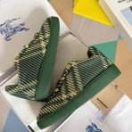 Burberry 2024 New Check Knit Box Sneaker Size 36-45 - Image 6