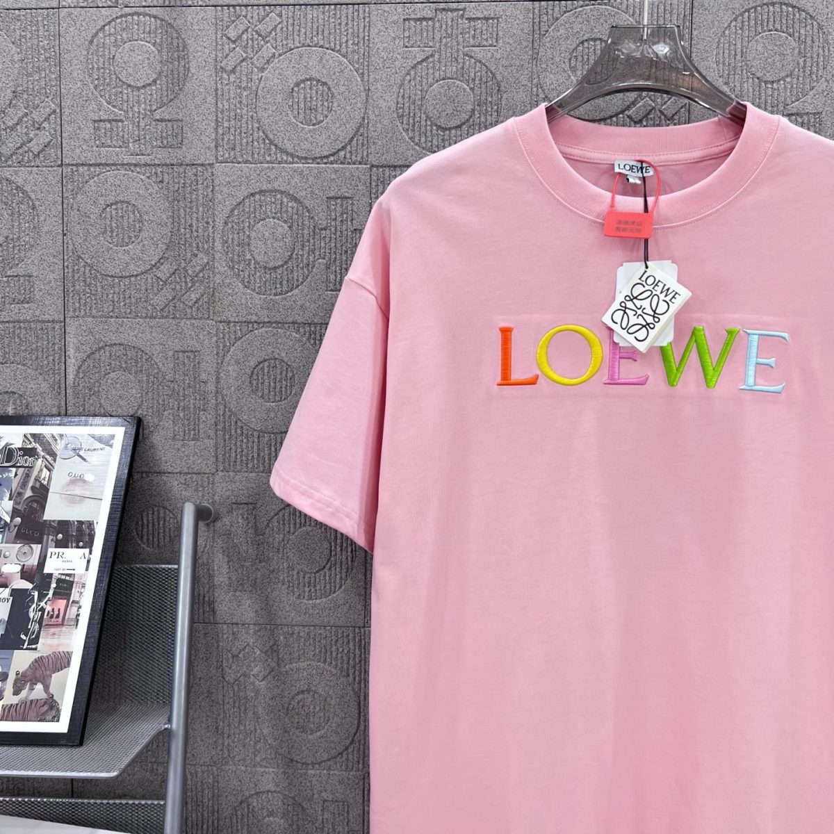 Loewe T Shirt  Embroider Logo Size XS-L - Image 7