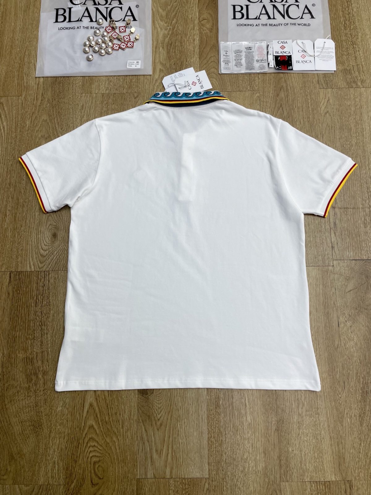 Casablanca Polo Shirt Size S-XL - Image 8