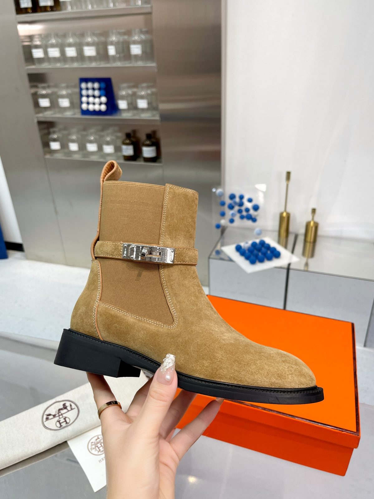 Hermes 23fw Women New Kelly Boots Size 36-41 - Image 3