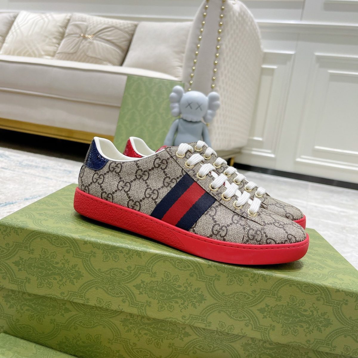 Gucci Ace Sneaker Size 35-46 6-Color - Image 1