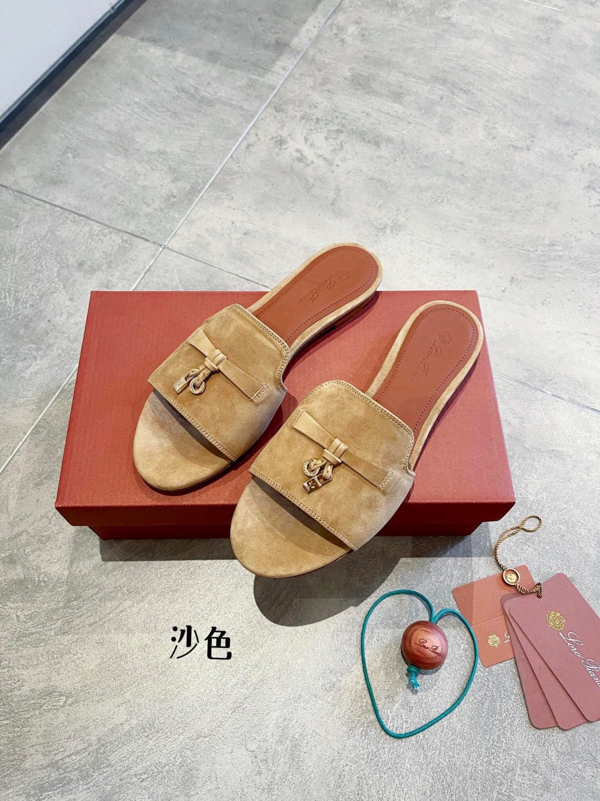 Loro Piana Charms Slipper Women Slippers Size 36-41 - Image 3