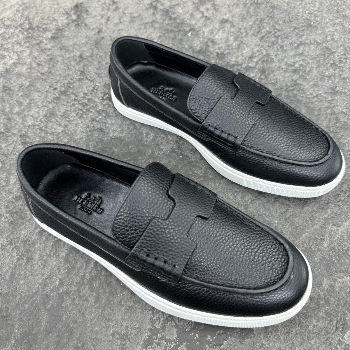 Hermes Job Unisex Loafers Size 35-46 - Image 2