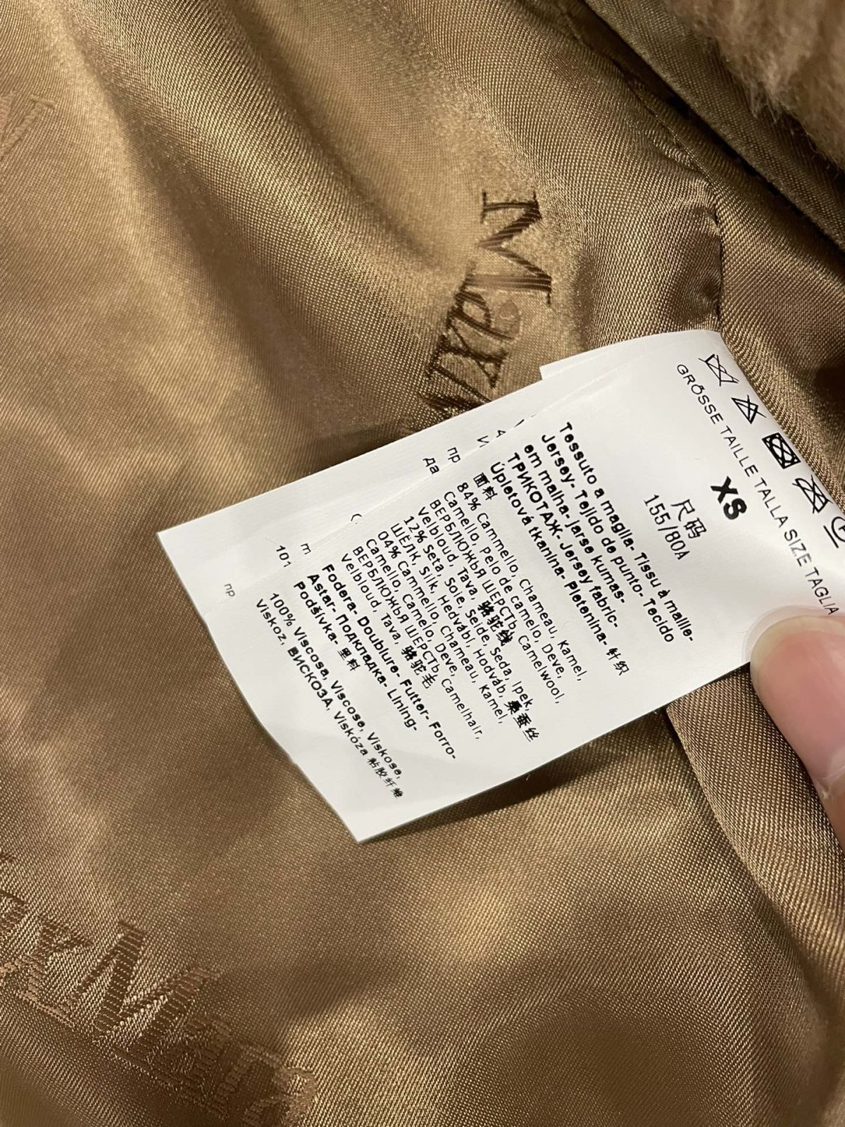 Max Mara Teddy fur long coat Size XS-M - Image 8