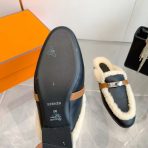 Hermes 23fw Women Winter Slippers Size 36-41 - Image 6