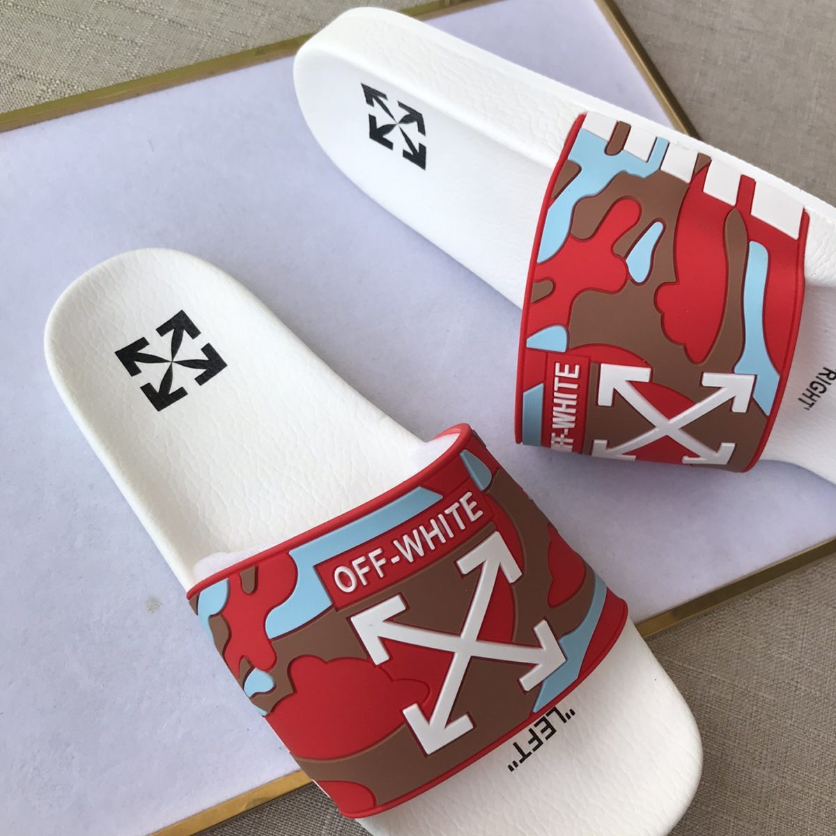 OFF White Mens Women Sandals Gr. 36-46 - Image 9