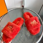Hermes 23fw Women Winter Slippers Size 36-40 - Image 3