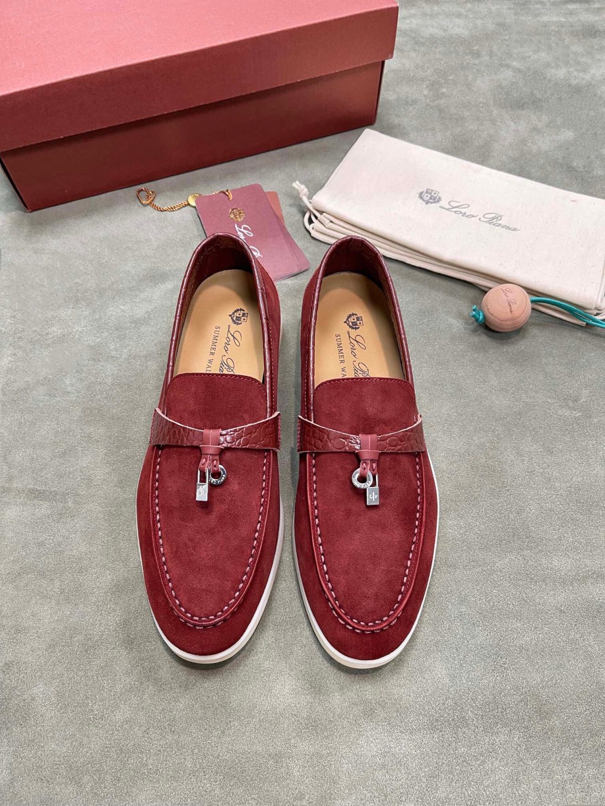 Loro Piana Unisex Loafers Size 36-45 - Image 2