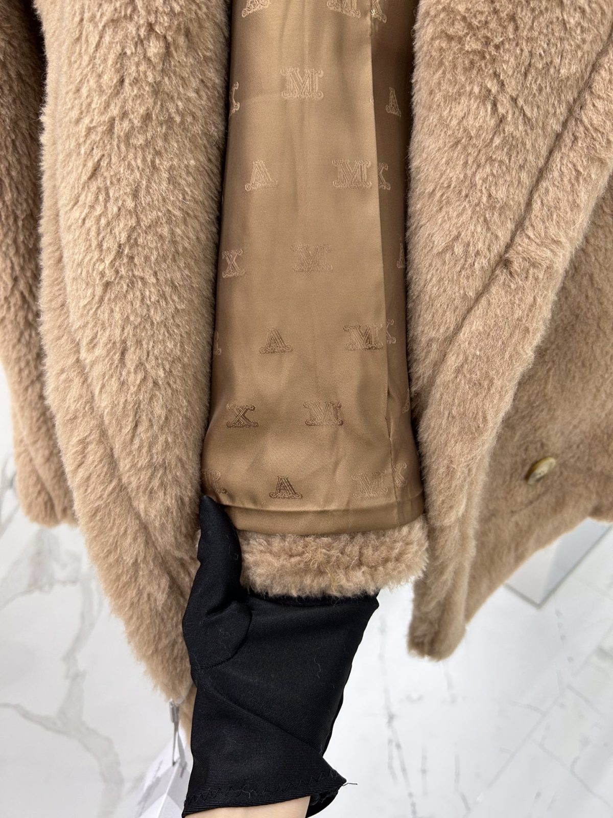 Max Mara Teddy fur Short coat Size XS-M - Image 7