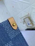 Louis Vuitton Monogram Onthego Denim Cowboy Women Shopping Bags 35*27*14cm - Image 7