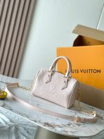 Louis Vuitton M47136 Pink Speedy Bandoulière 20 Women Shoulder Bags Size 20.5*13.5*12cm - Image 2
