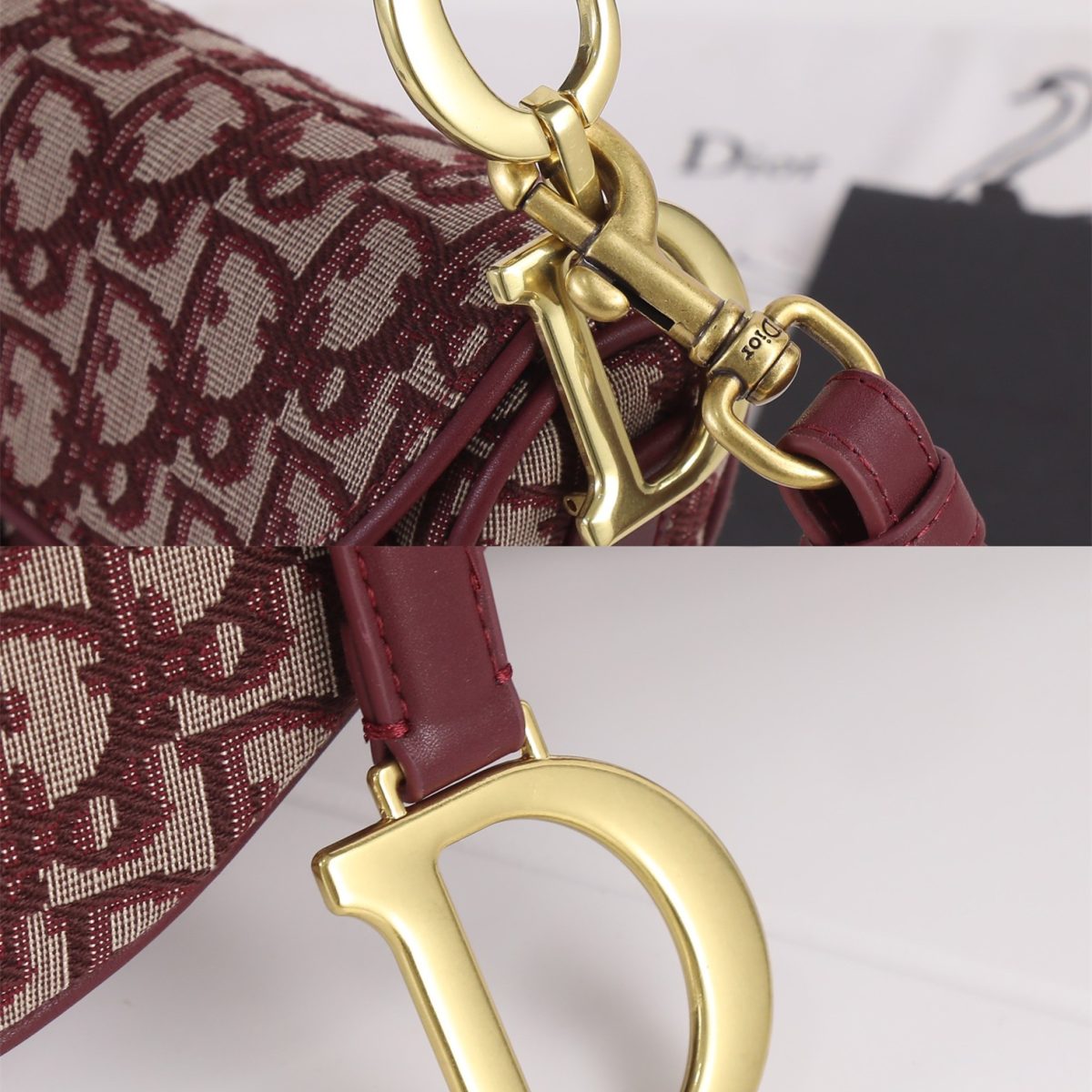 Dior Saddle Bags With Strap for Women Size 25.5*20*6.5cm - Image 5