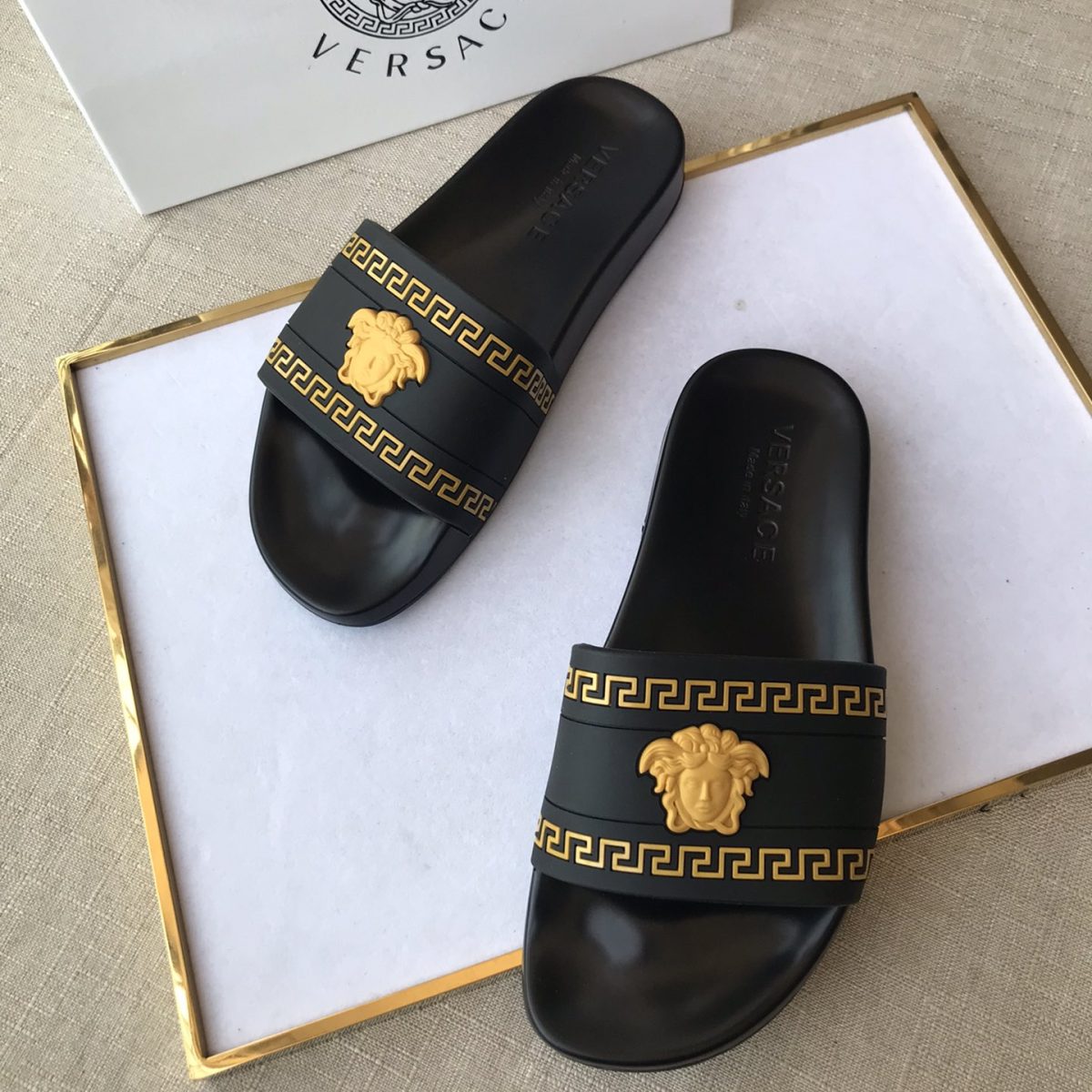 Versace Mens Women Sandals Gr. 36-46 - Image 8