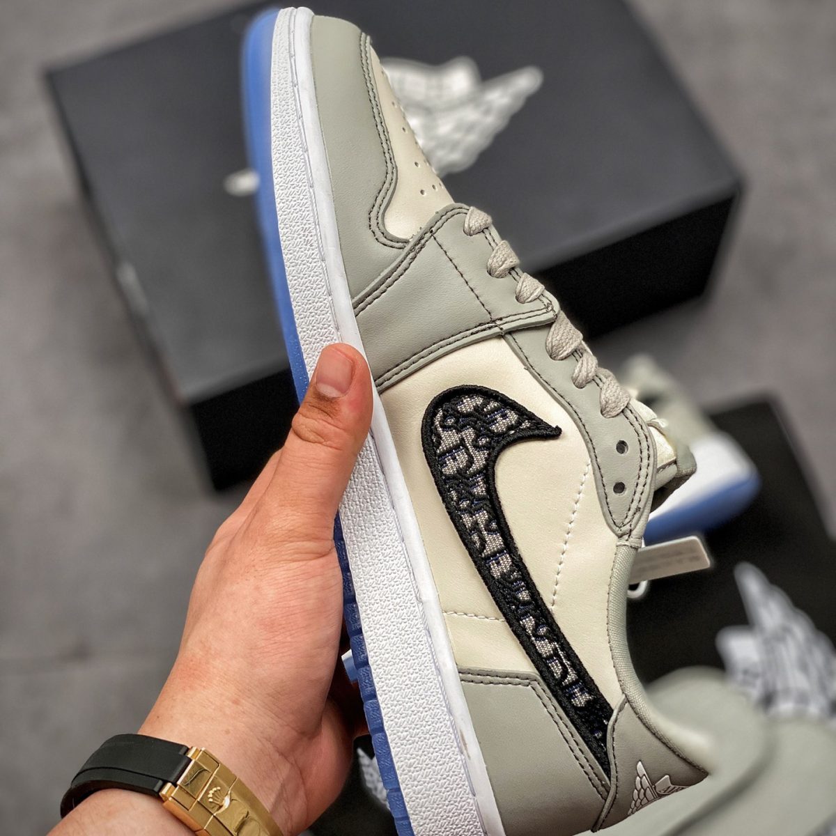 Nike Air Jordan 1 x Dior Sneaker Shoes Gr. 36-46 - Image 8