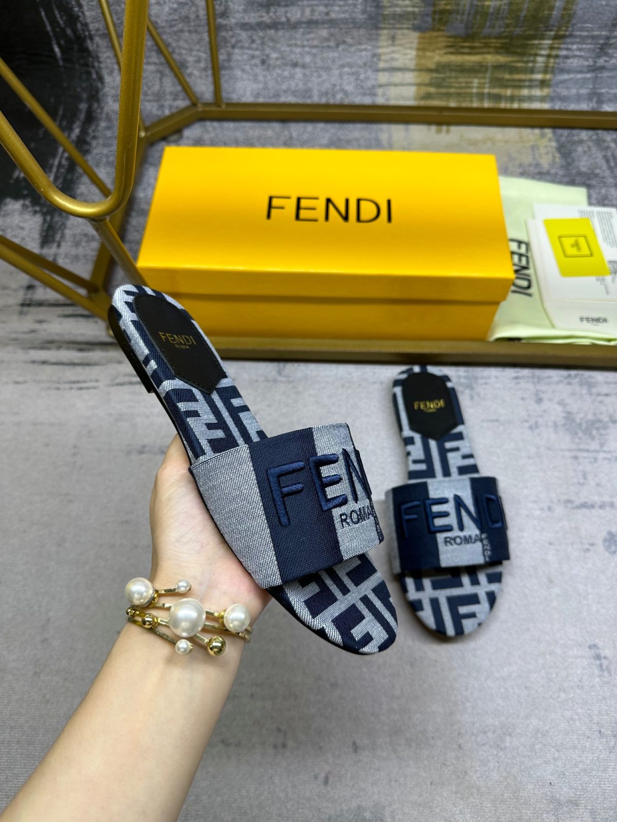 Fendi Slippers Size 36-42 - Image 2