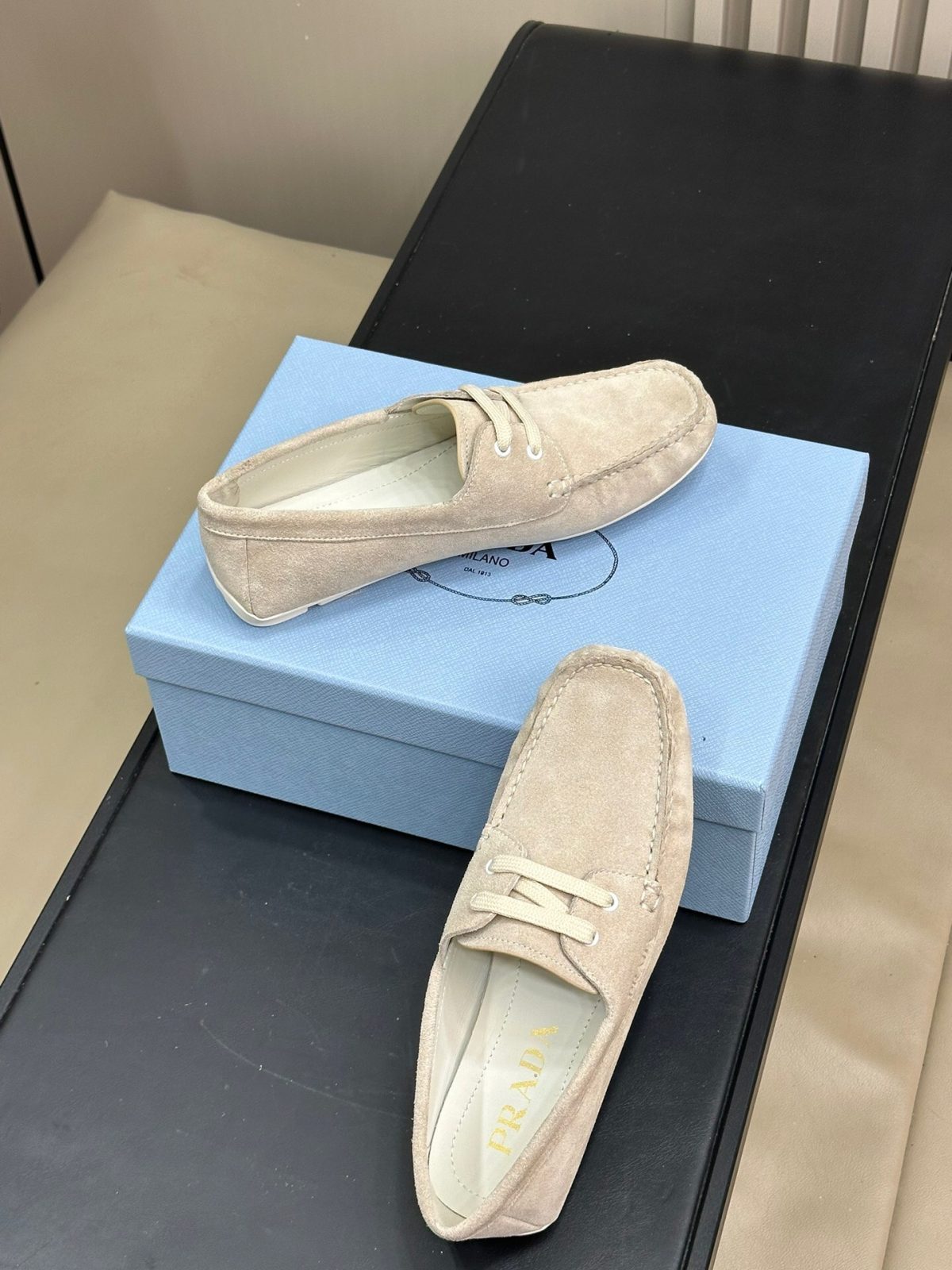 Prada Suede driving Shoes Loafers Size 36-41 - Image 3