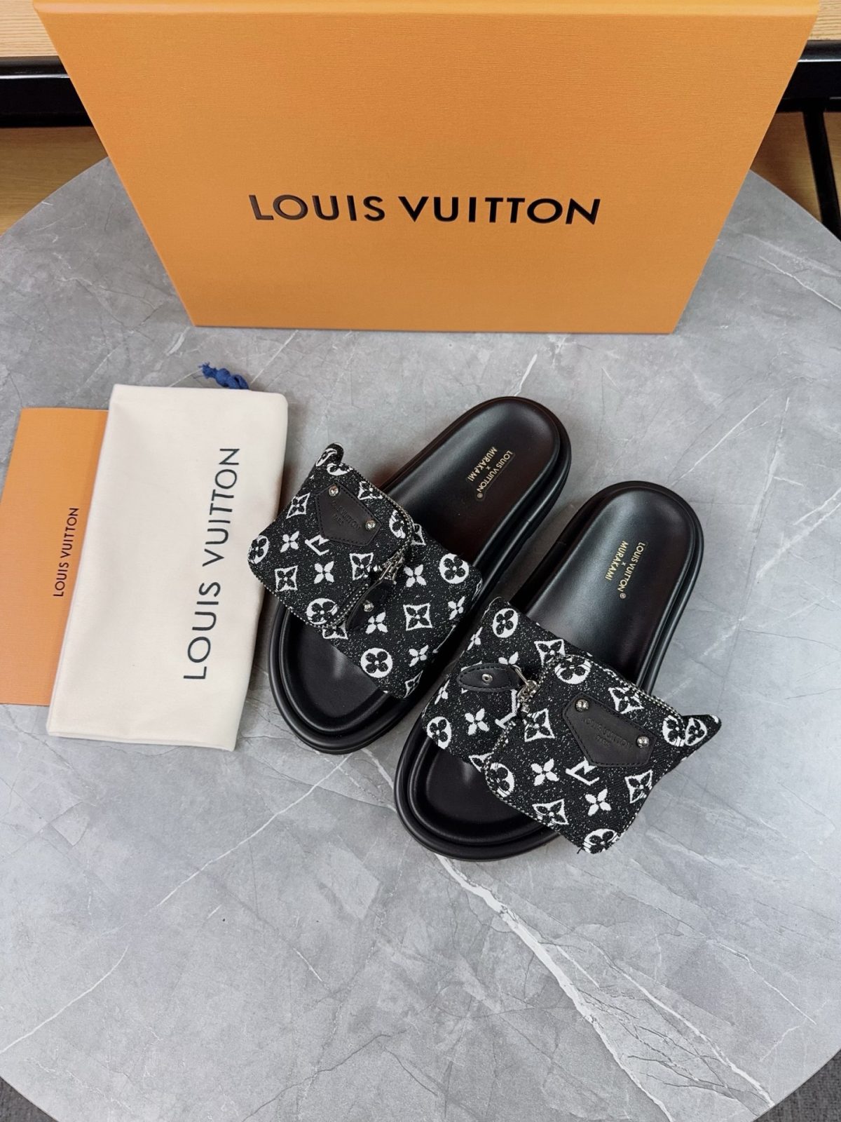 Louis Vuitton Pool Pillow Flat Comfort Slippers Size 36-46 - Image 5