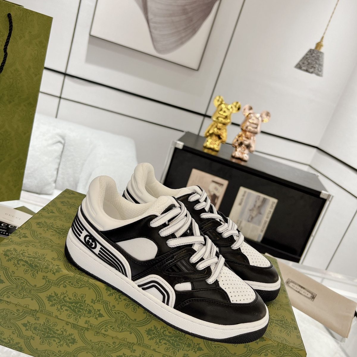 Gucci Basket Sneaker Size 36-45 5-Color - Image 1