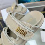 Dior Velcro Women Slippers Size 36-41 - Image 8
