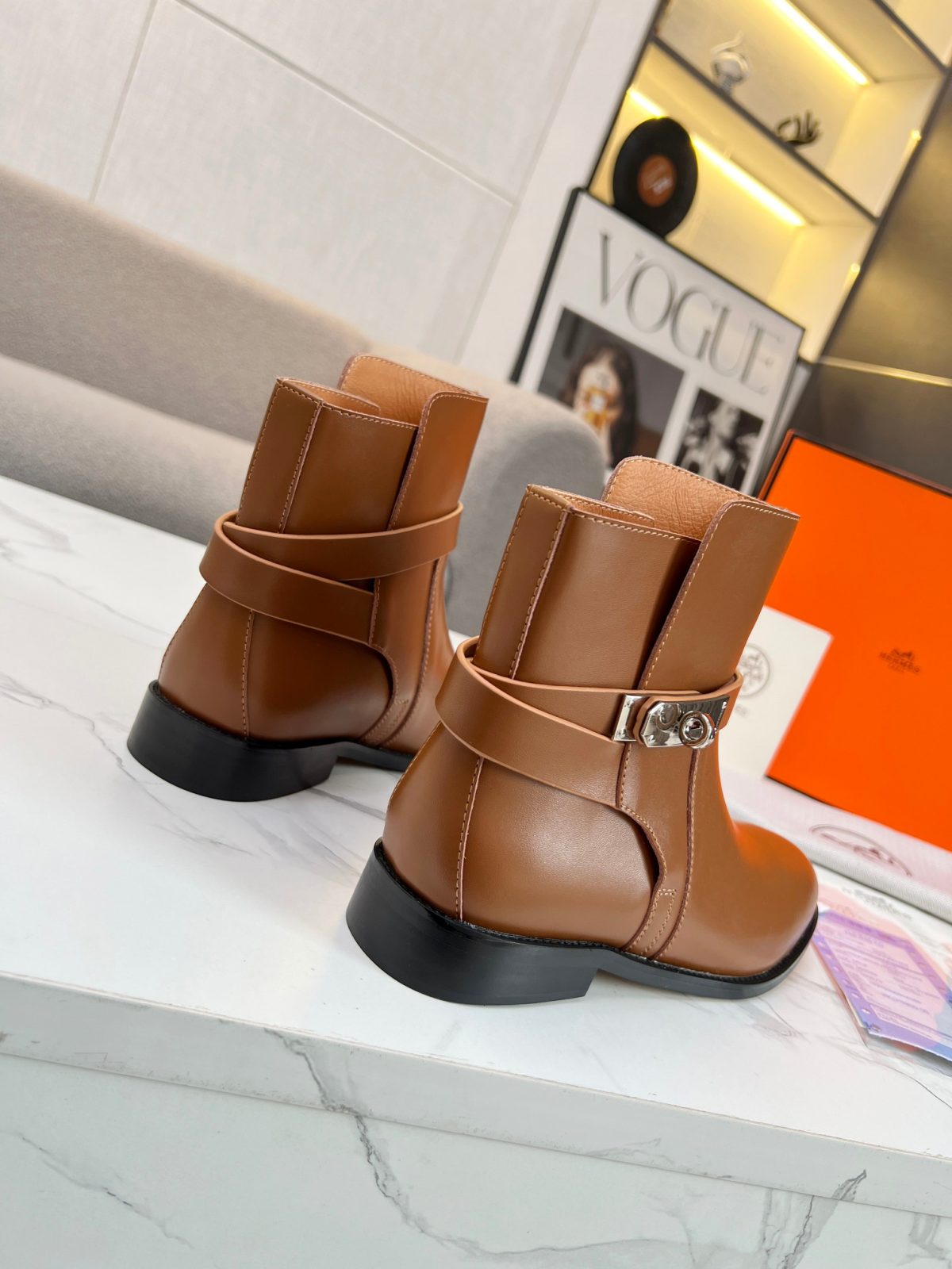 Hermes Women Kelly Boots Size 36-41 - Image 7