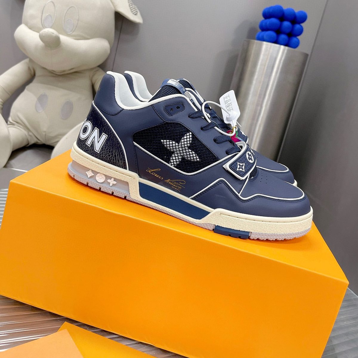 Louis Vuitton LV Trainer Velcro Strap Sneaker Size 36-46 - Image 1