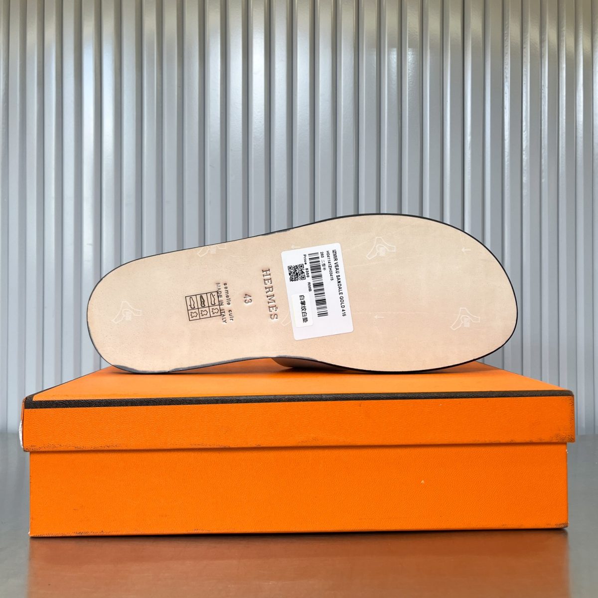 Hermes lzmir Sandals Size 40-45 - Image 6