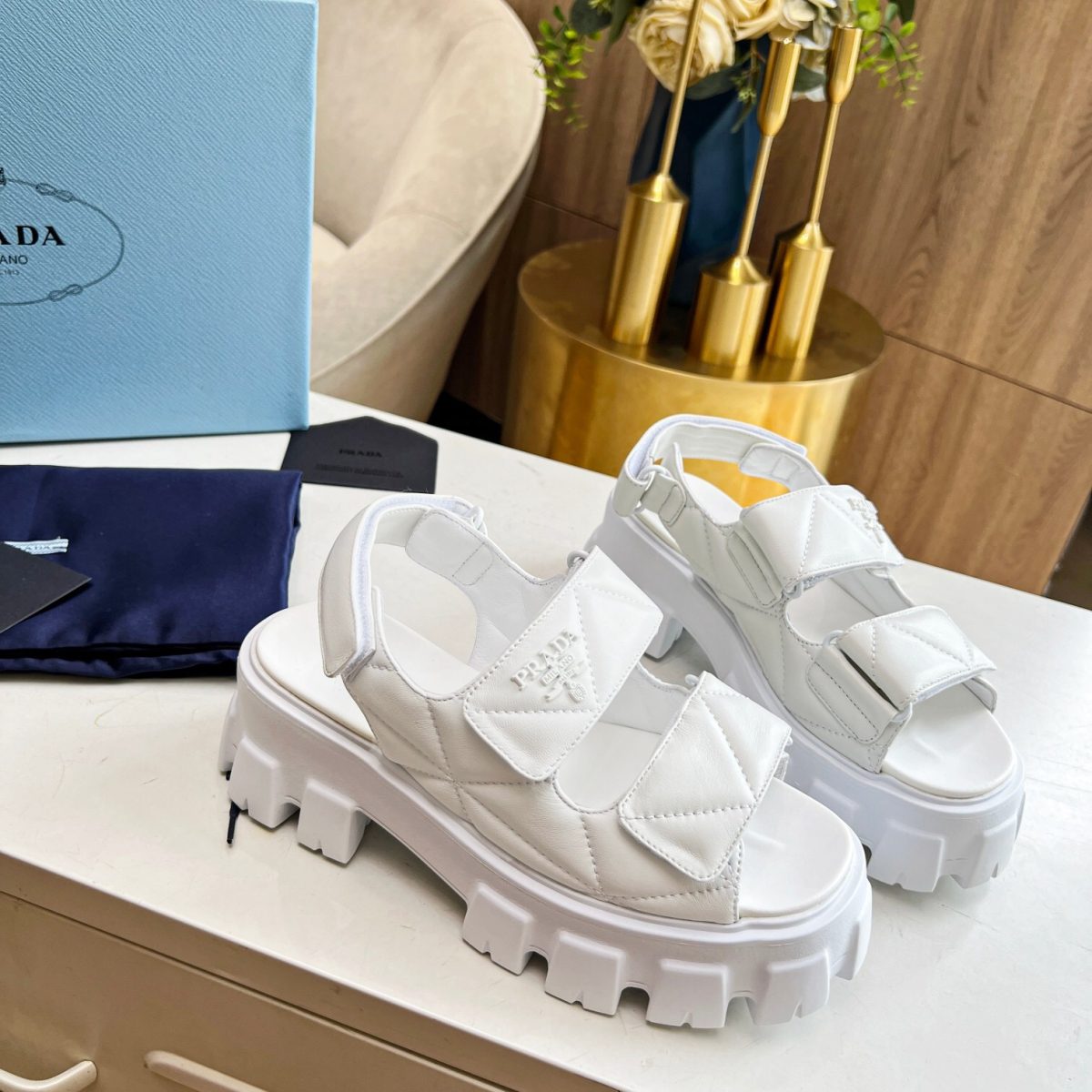 Prada 2024 New Monolith sandals Size 36-41 - Image 1