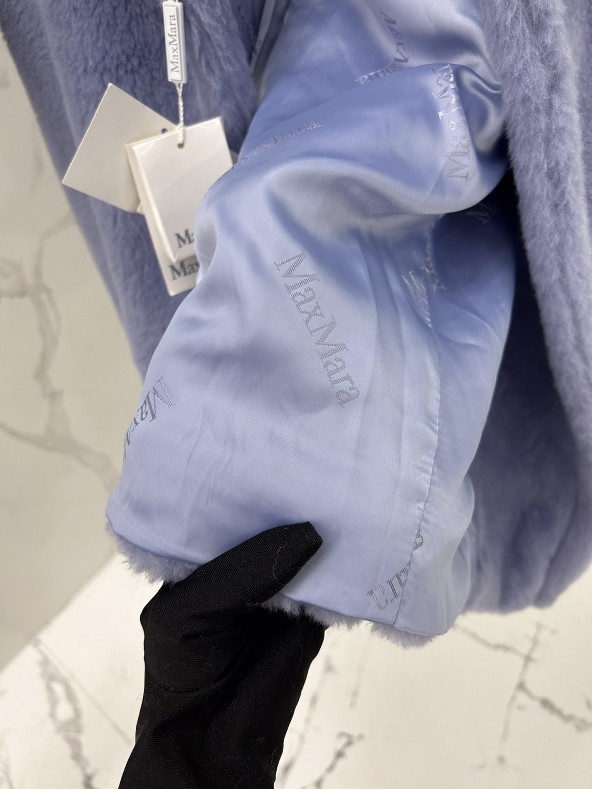 Max Mara Teddy fur long coat Size XS-M - Image 7