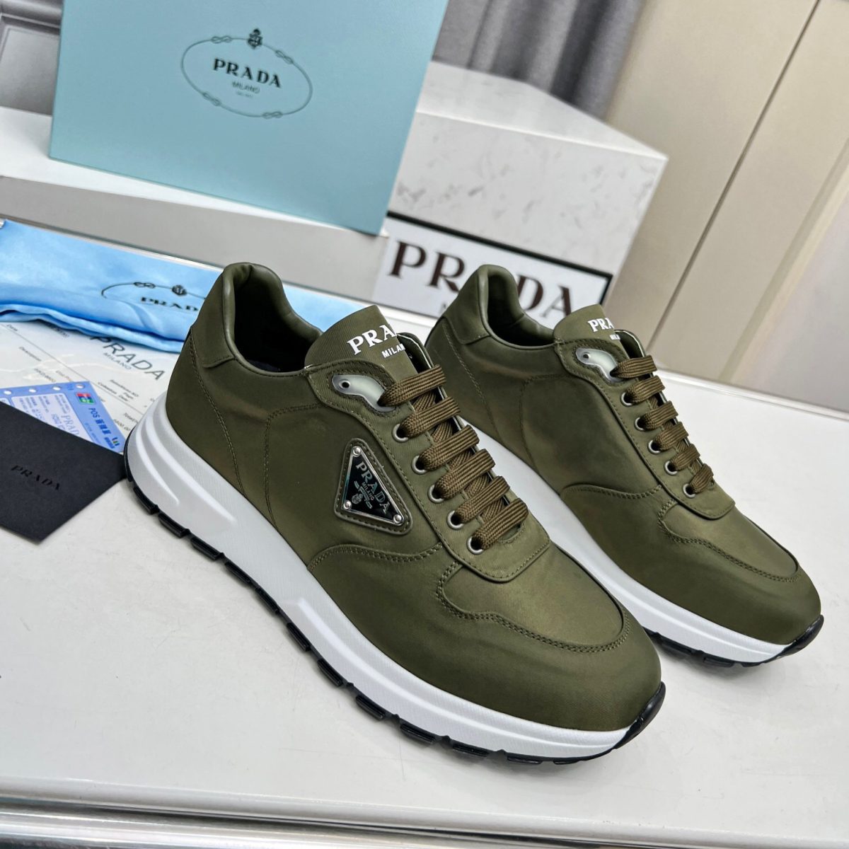 Prada 2024 New Prax 01 Re-Nylon Sneaker Size 36-46 - Image 1