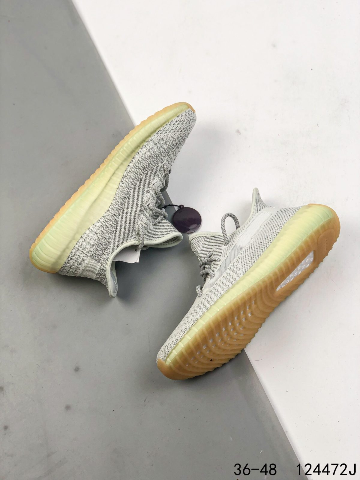 Yeezy 350 Boost 350 V2 Mens/Women Sneakers Shoes Light Grey 36 - 45 - Image 8
