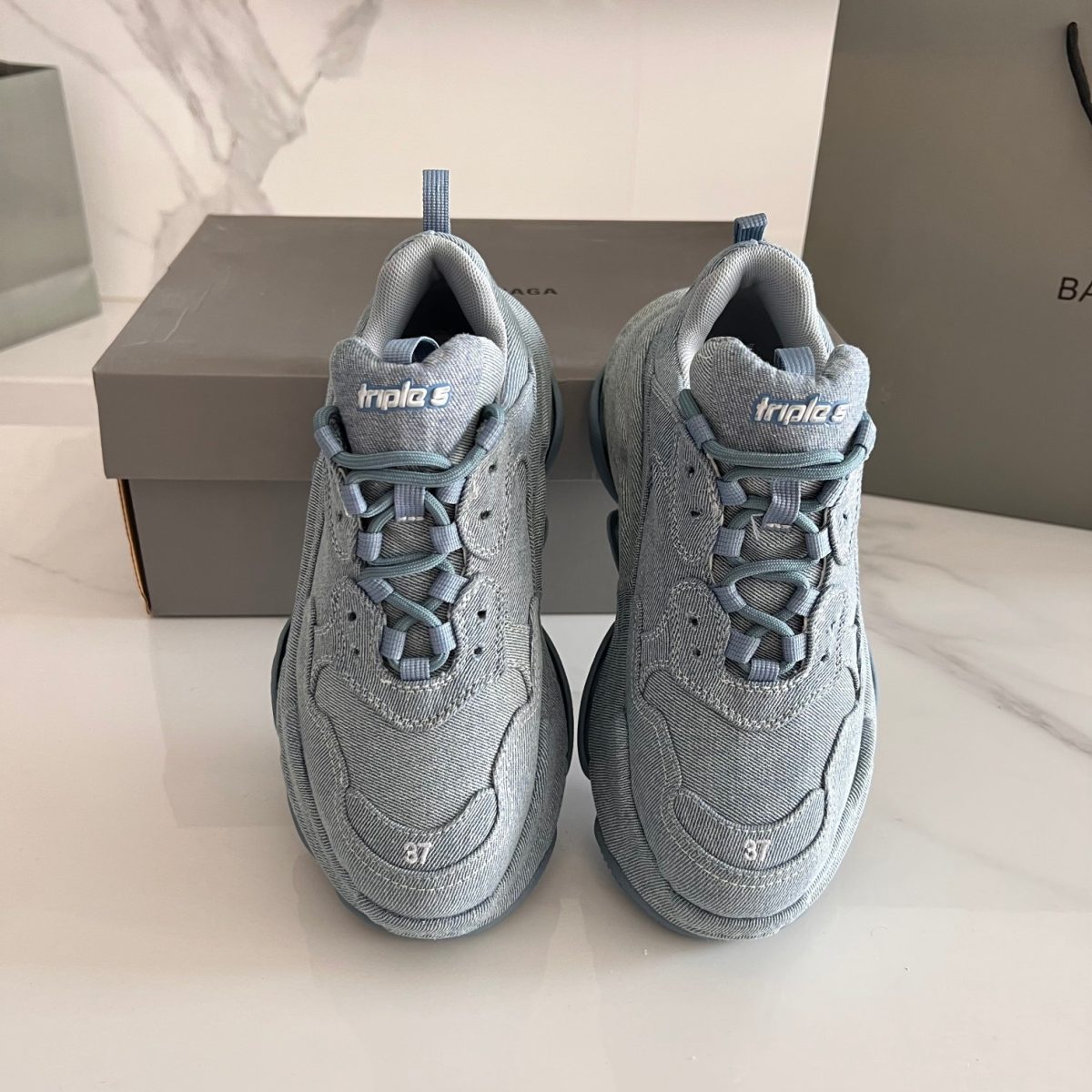 Balenciaga 2023 New Triple S Sneaker Unisex Size 35-45 - Image 2