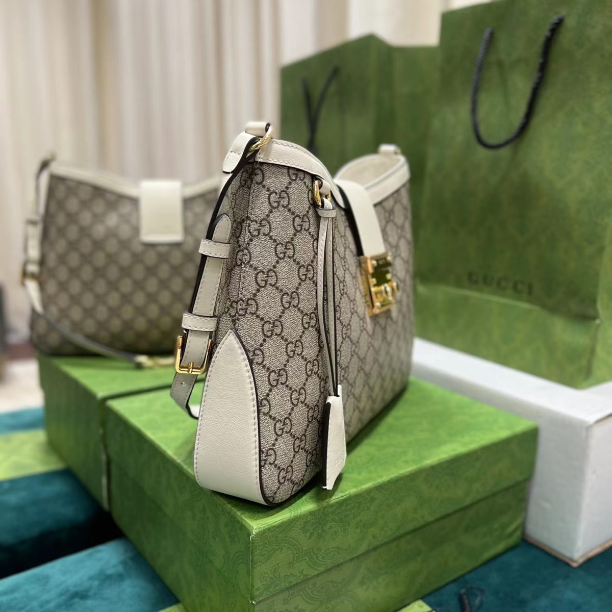 Gucci GG Ophidia GG Handbag for Women Size 32.5*24*5.5cm - Image 6