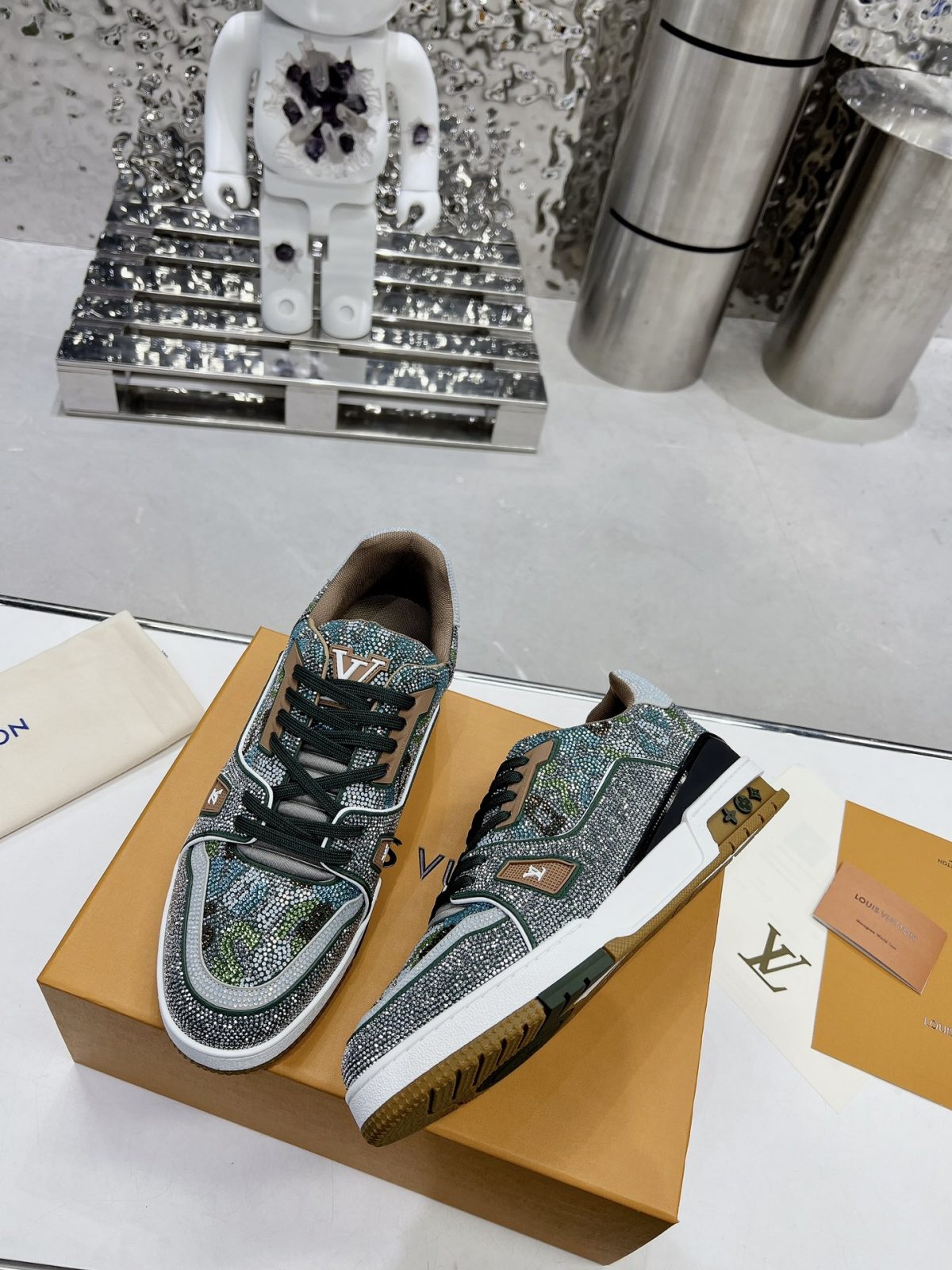 Louis Vuitton LV Trainer Diamond Sneaker Size 36-46 - Image 4