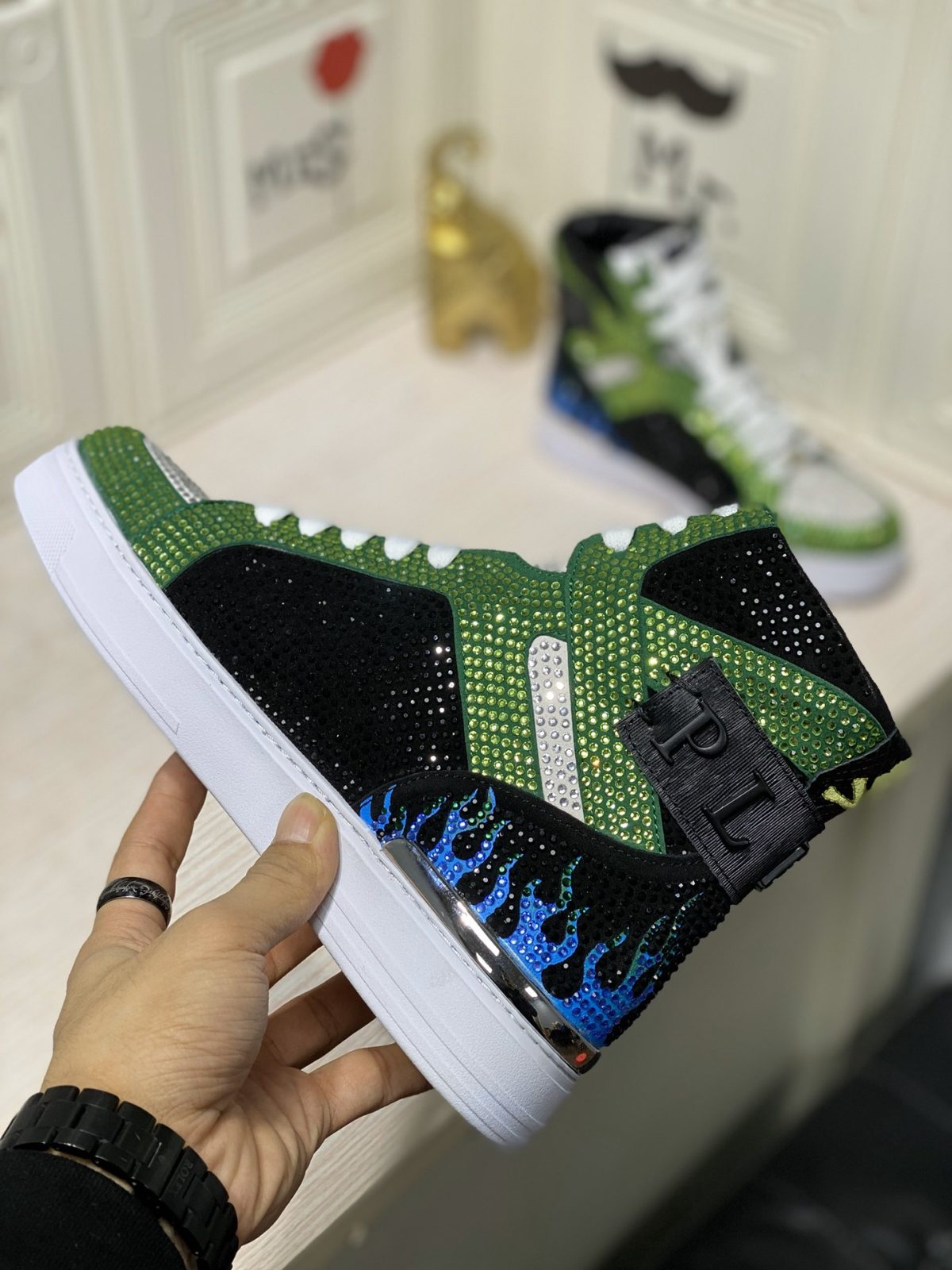 Philipp Plein Mens Outdoor Sneakers Shoes 38 - 45 - Image 9