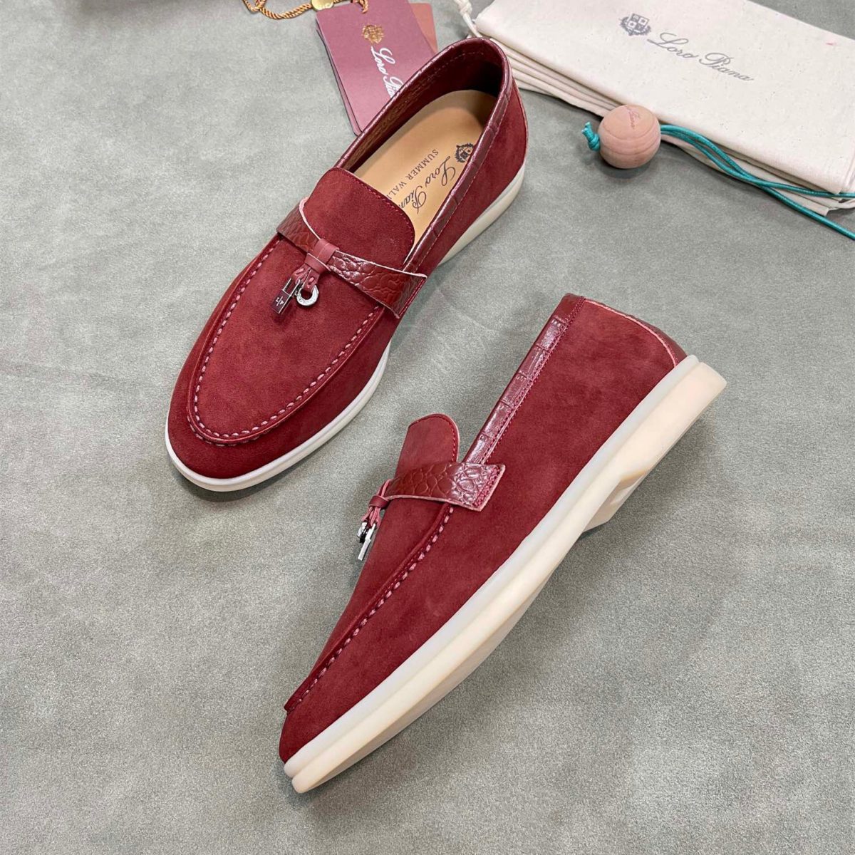 Loro Piana Unisex Loafers Size 36-45 - Image 1