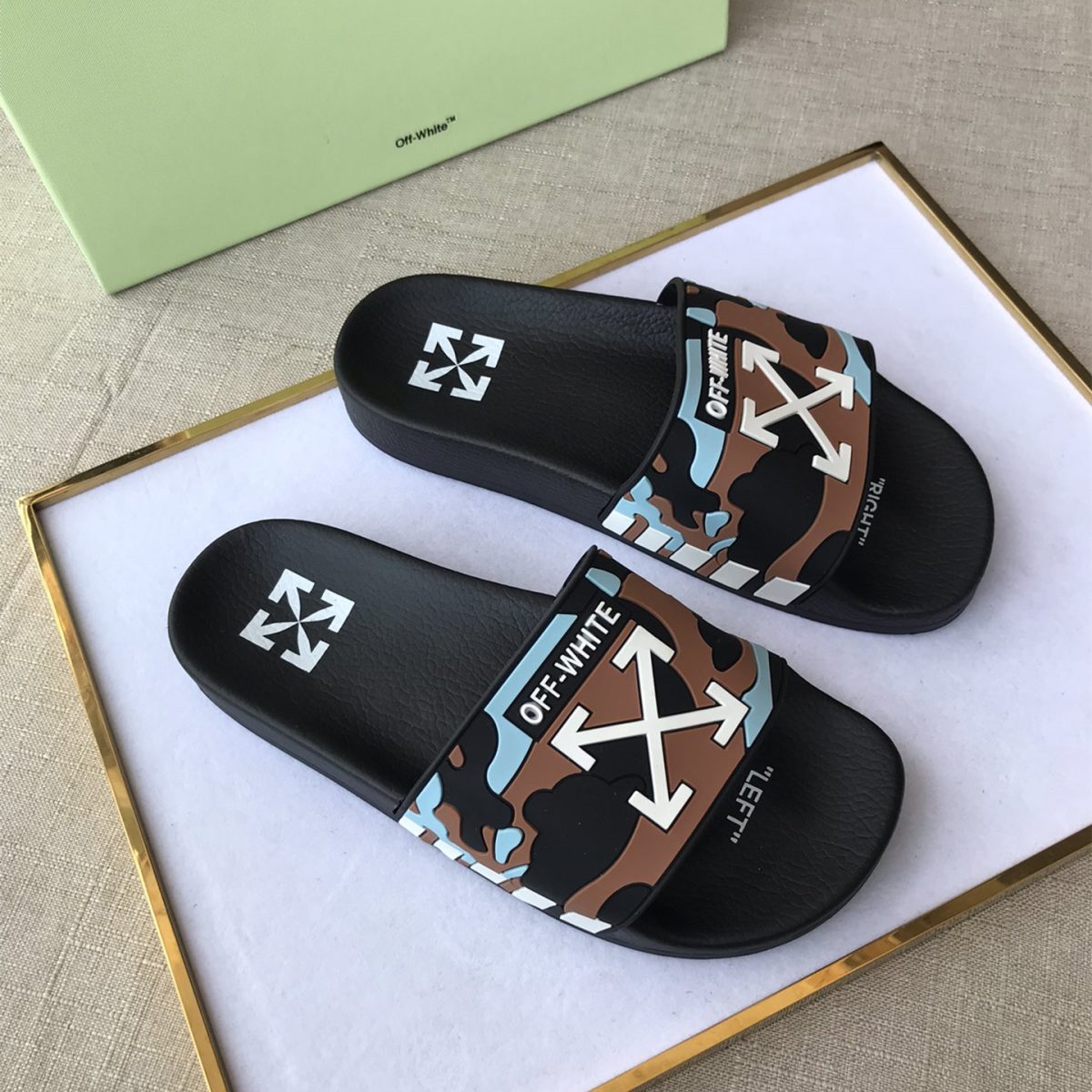 OFF White Mens Women Sandals Gr. 36-46 - Image 1