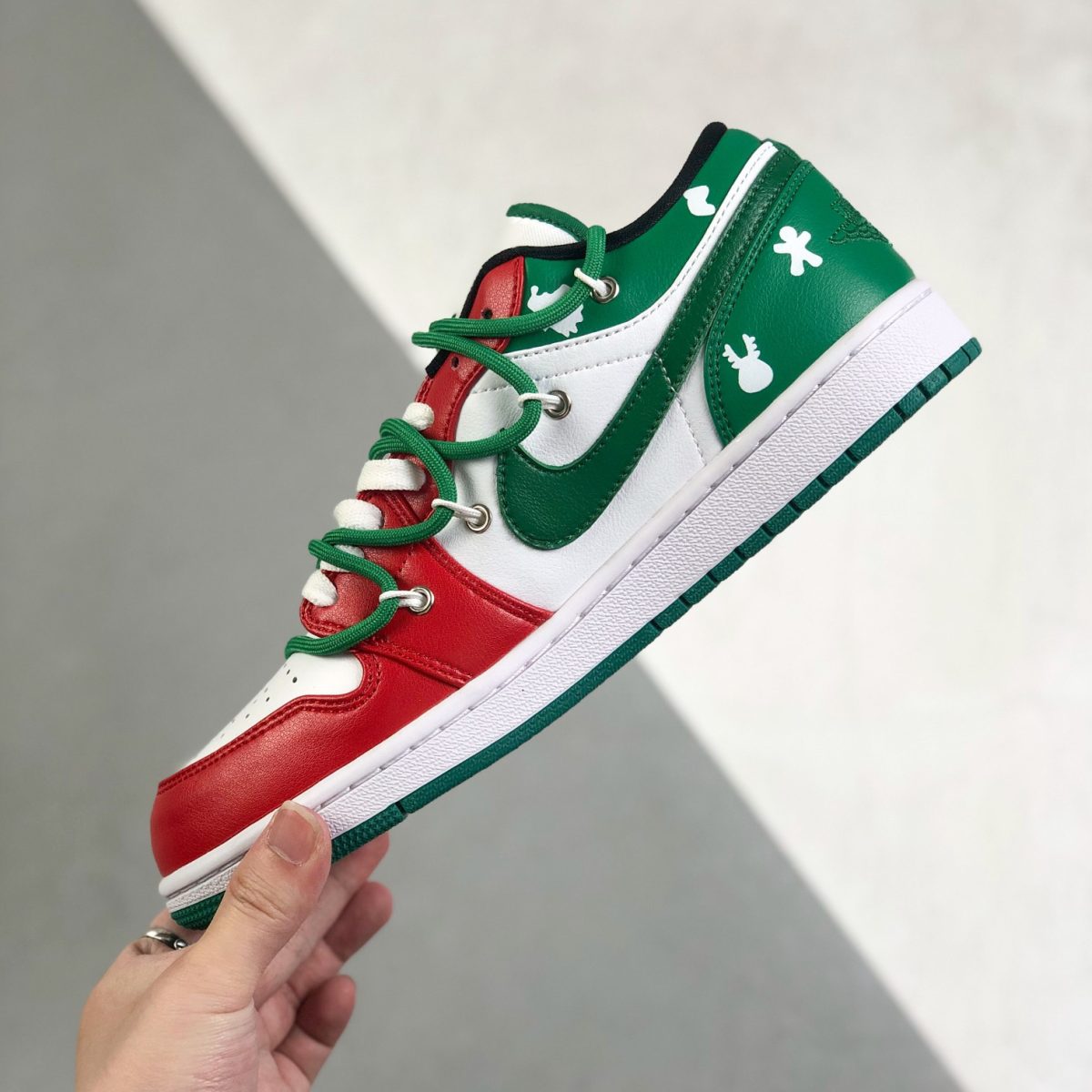 Nike Air Jordan 1 x OFF White Low Top Sneakers Shoes Gr. 36-46 - Image 3