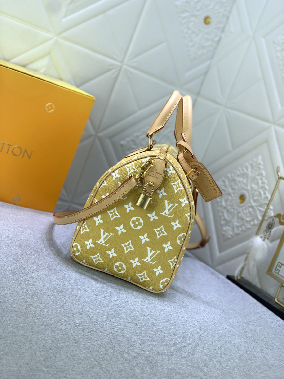 Louis Vuitton Speedy P9 Bandoulière 30 Monogram Leather Travel Bags Size 30*21*7cm - Image 4