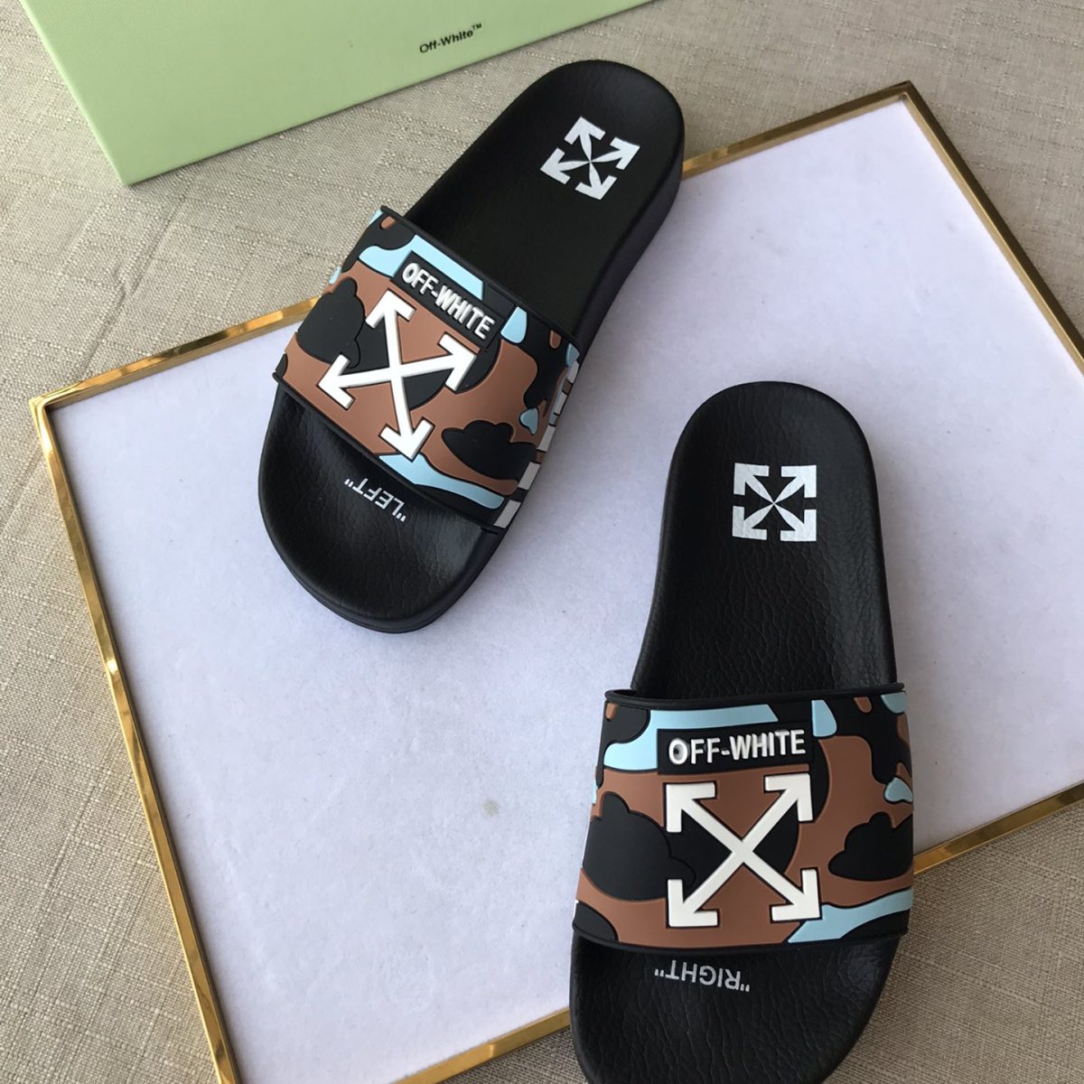 OFF White Mens Women Sandals Gr. 36-46 - Image 8