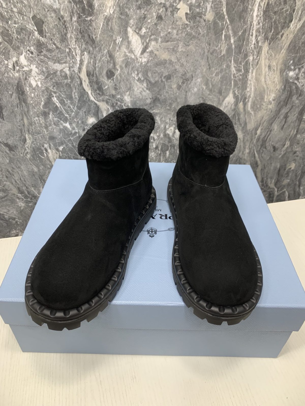 Prada Women Snow Boots Black Size 36-41 - Image 2
