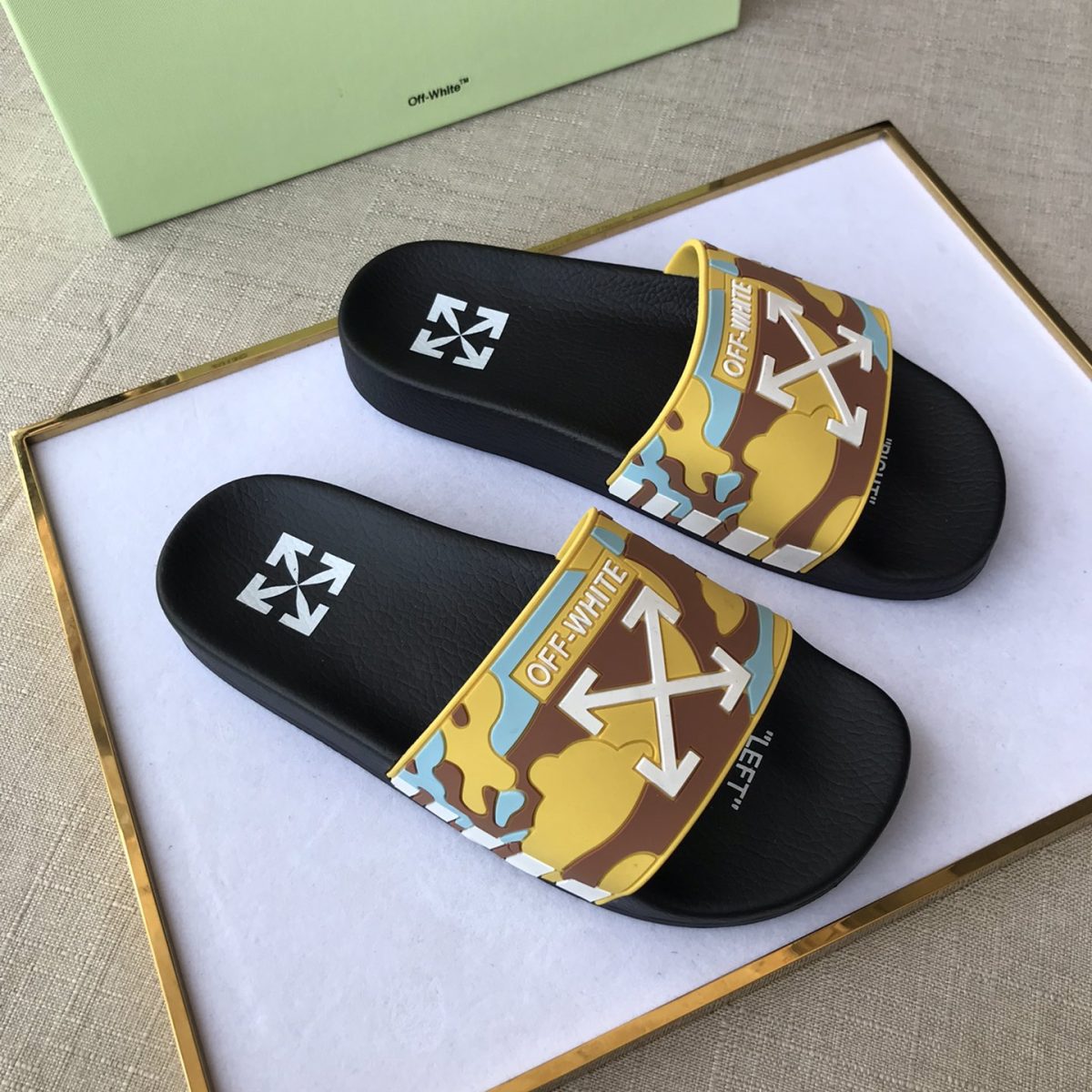 OFF White Mens Women Sandals Gr. 36-46 - Image 1