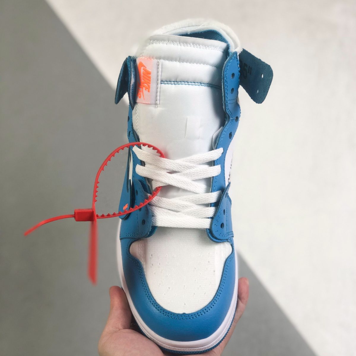 Nike Air Jordan 1 x OFF White High Top Sneakers Shoes Gr. 36-46 - Image 2