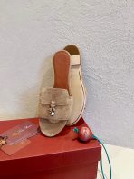 Loro Piana Charms Slipper Women Slippers Size 36-41 - Image 8