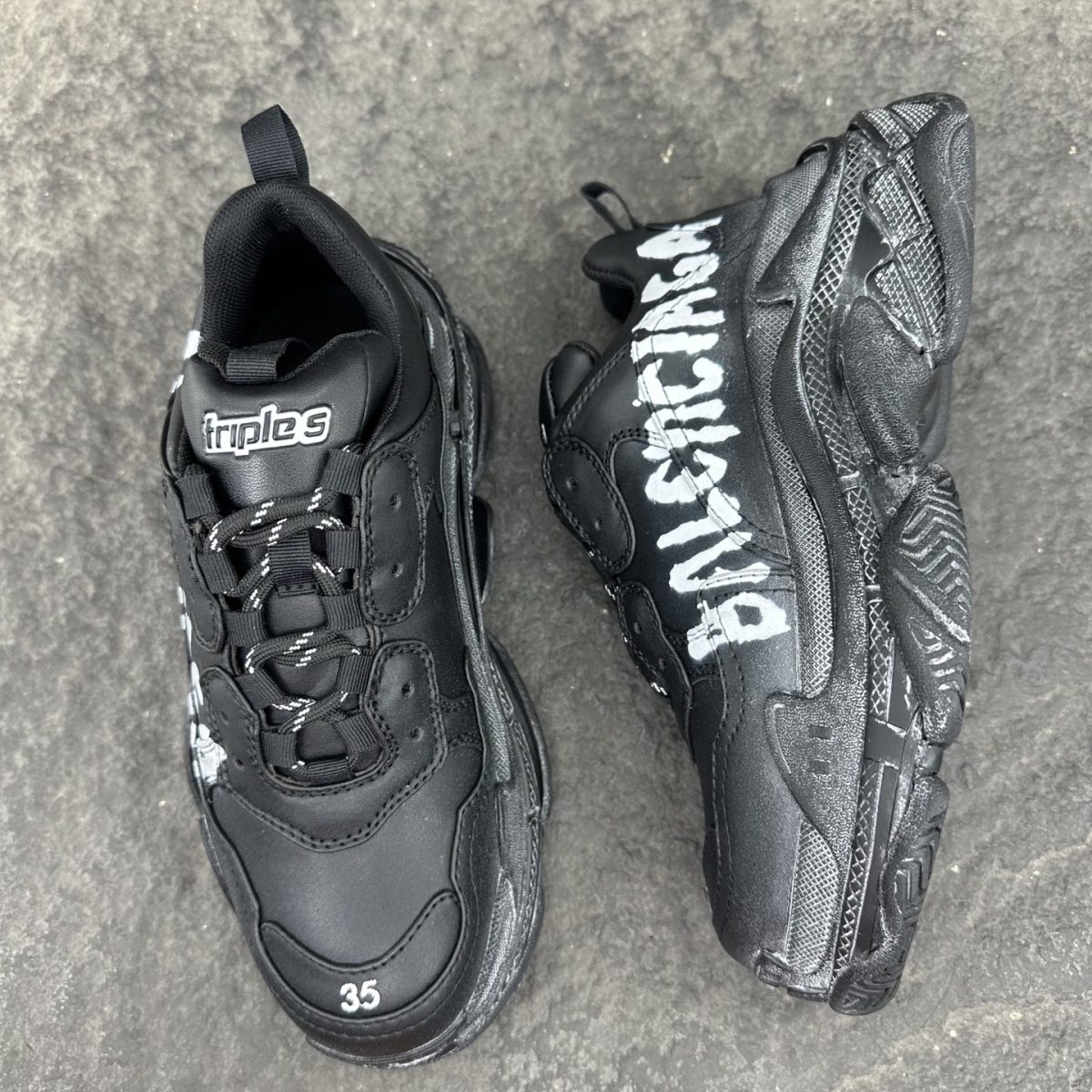 Balenciaga Triple S Tape Type Sneaker Size 35-46 - Image 4