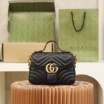 Gucci GG Marmont Top Handle Bags for Women Size 21*15.5*8cm - Image 2