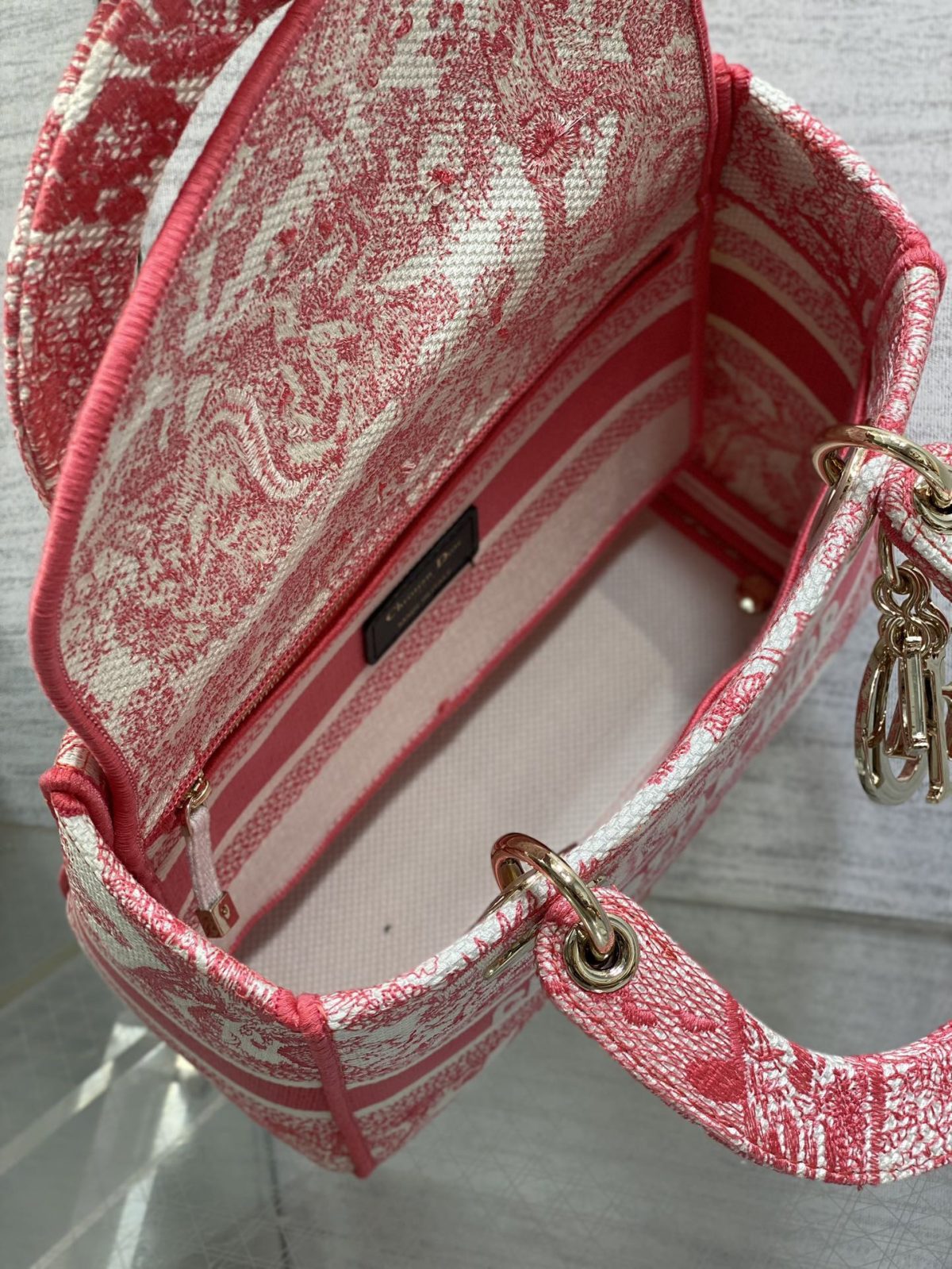 Dior Lady D-Lite Women Shoulder Bags Size 24*11*20cm - Image 8