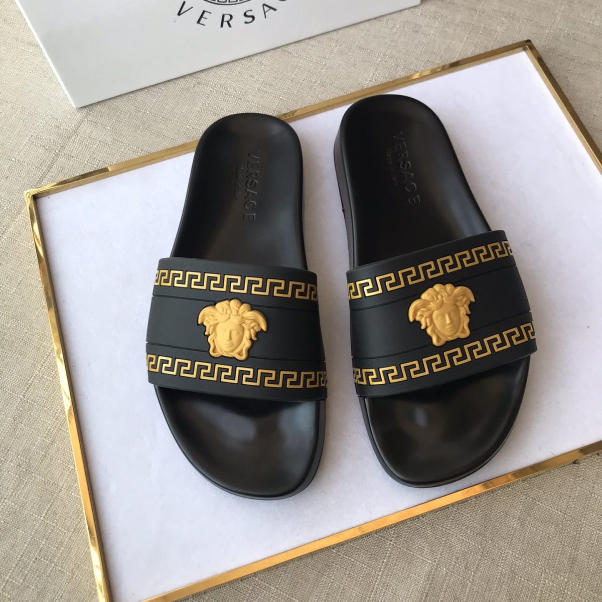 Versace Mens Women Sandals Gr. 36-46 - Image 2
