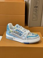 Louis Vuitton LV Trainer Diamond Sneaker Size 36-46 - Image 4